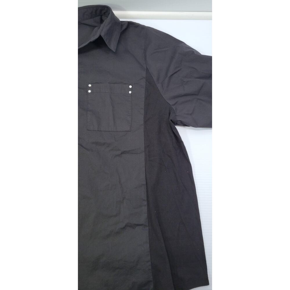G) Avenue Woman Black 3/4 Sleeve Button Down Shirt 22/24 - Picture 8 of 11